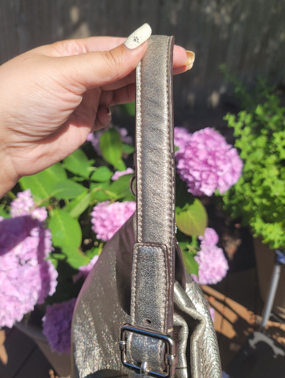 Coach Madison Isabelle Metallic Leather Slouchy Hobo 2012 - Picture 4 of 16